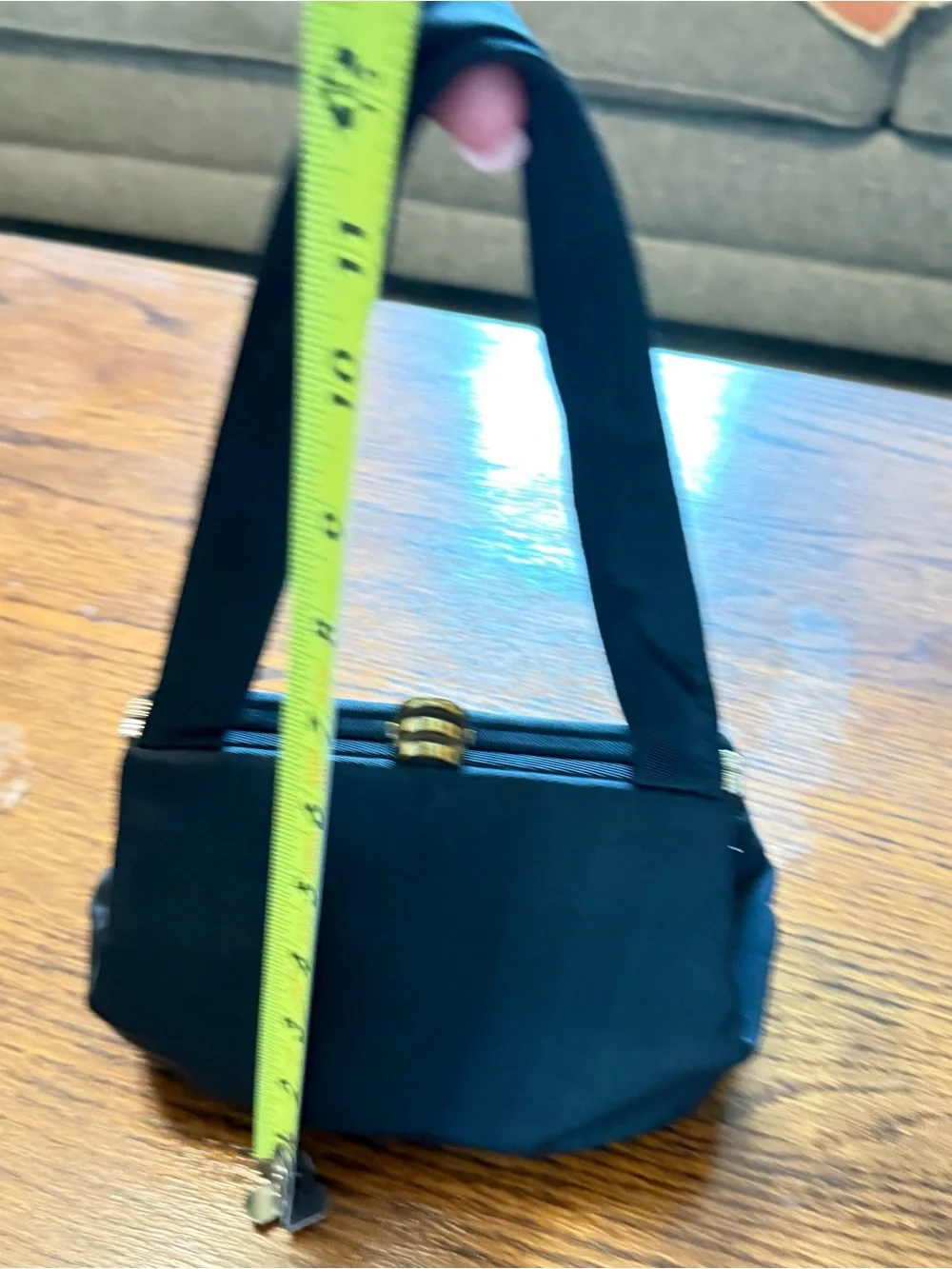 Classic Black Women's Top-Handle Evening Bag